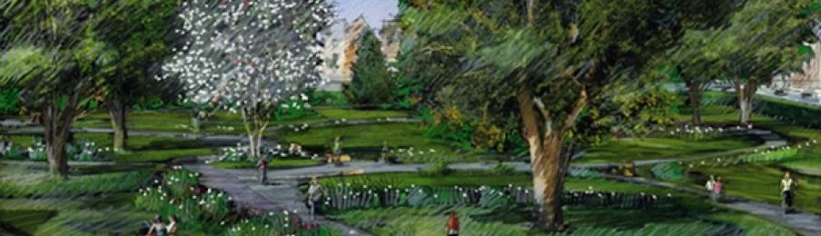 Plan of peace garden